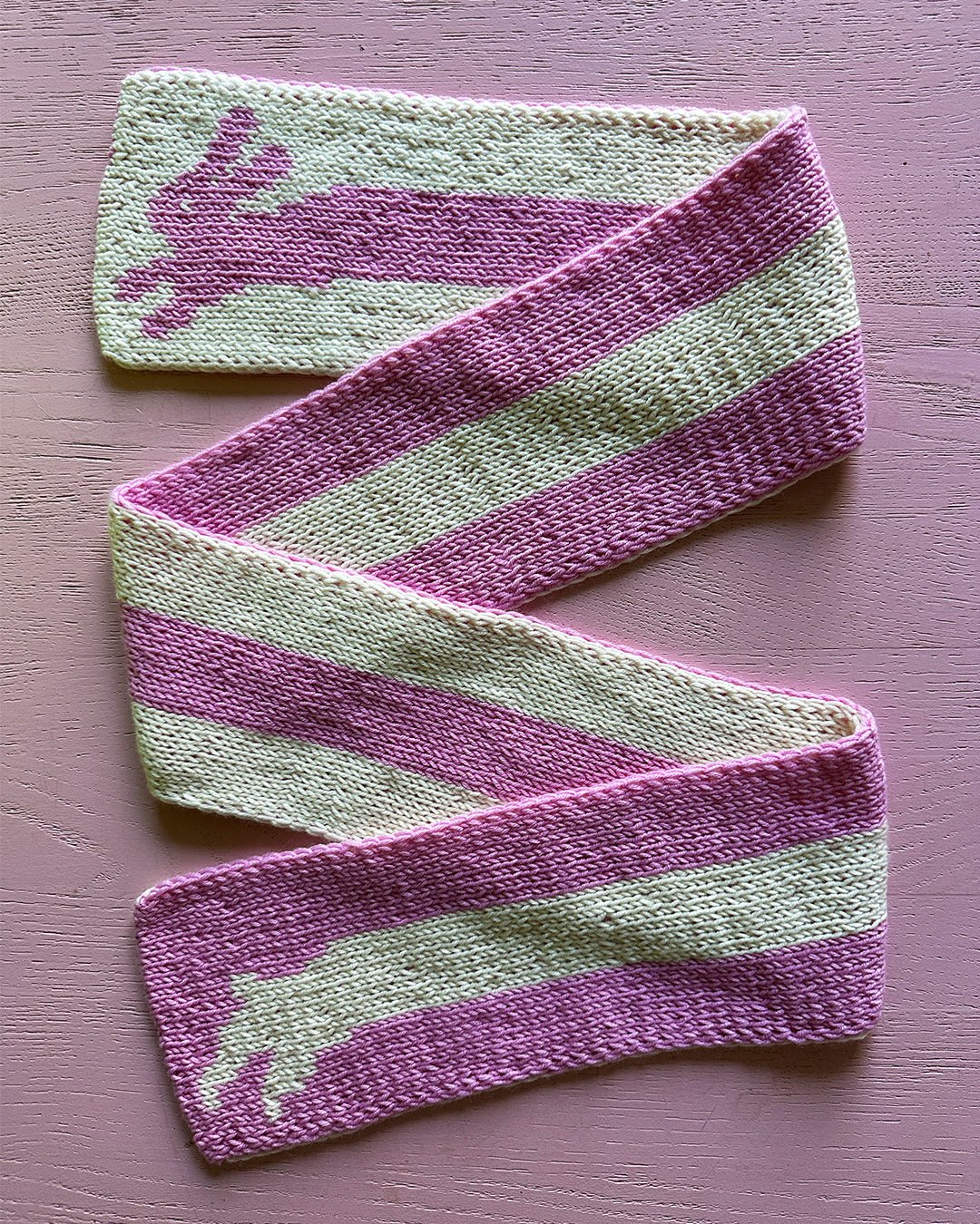 Ready - to - order ✧ Bunny scarf (double - knit) - devout hand