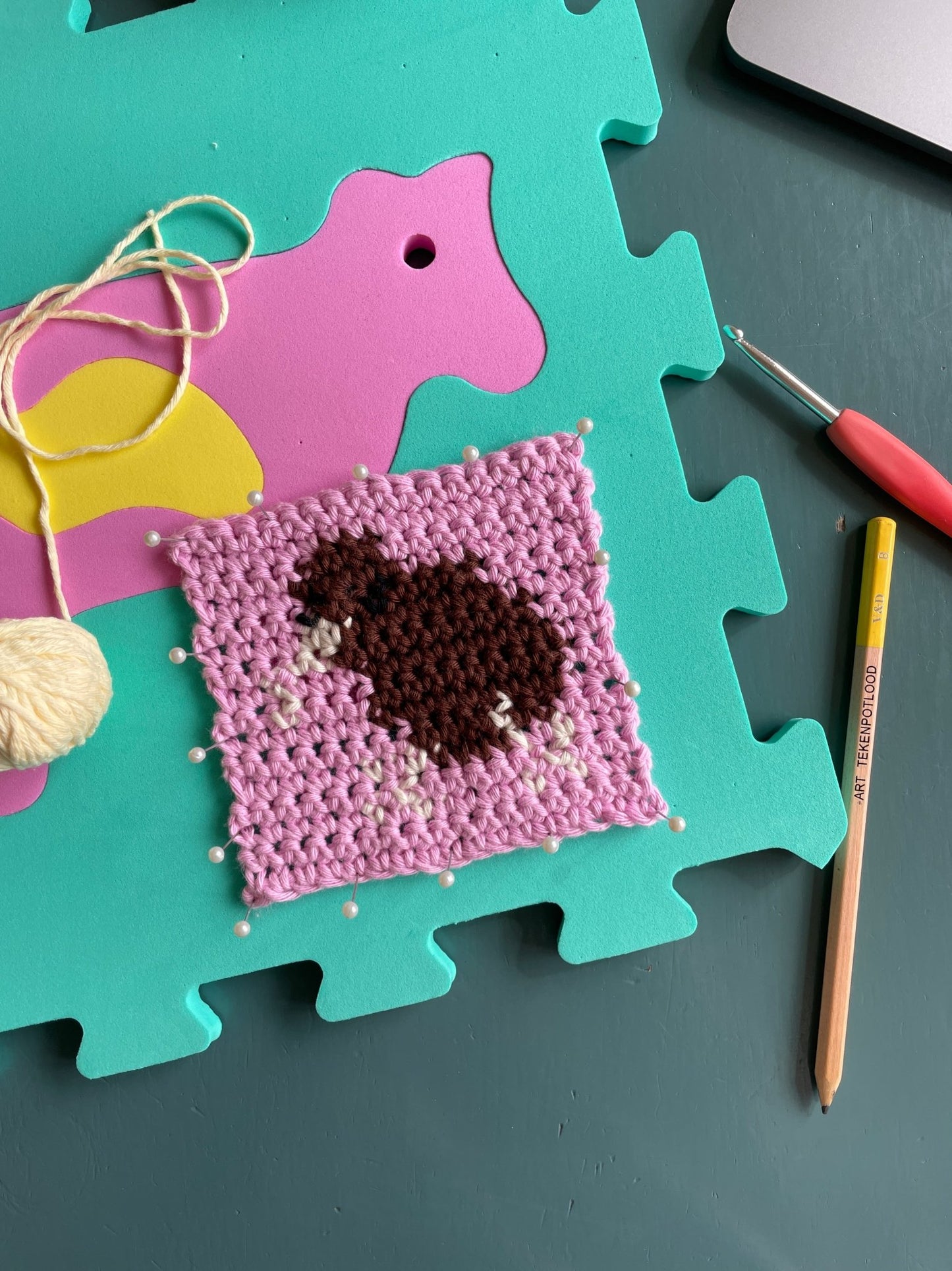 ✧ Free graph pattern: Kiwi ✧ - devout hand