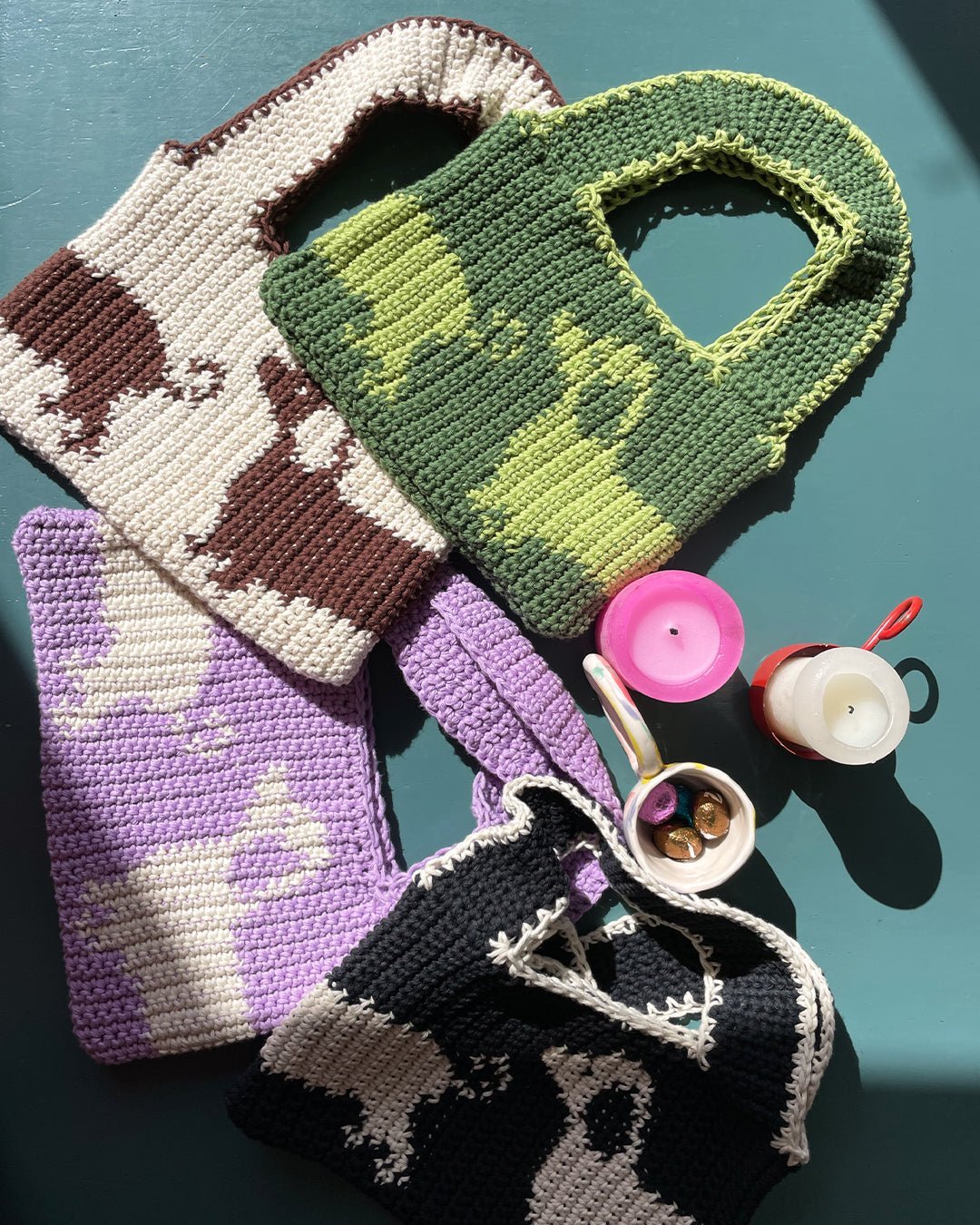 Crochet Bag Pattern - sausage dog