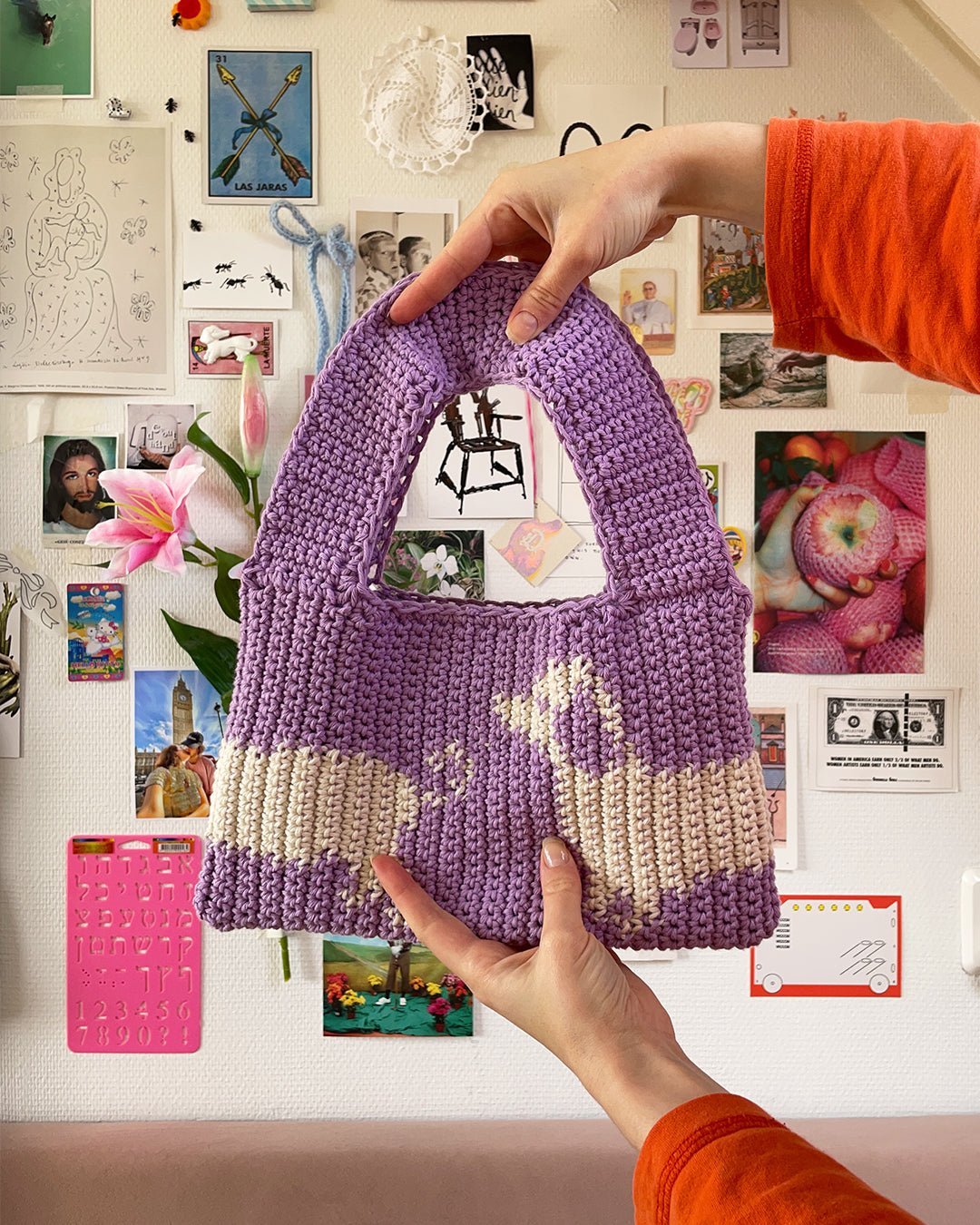 Crochet Bag Pattern - sausage dog