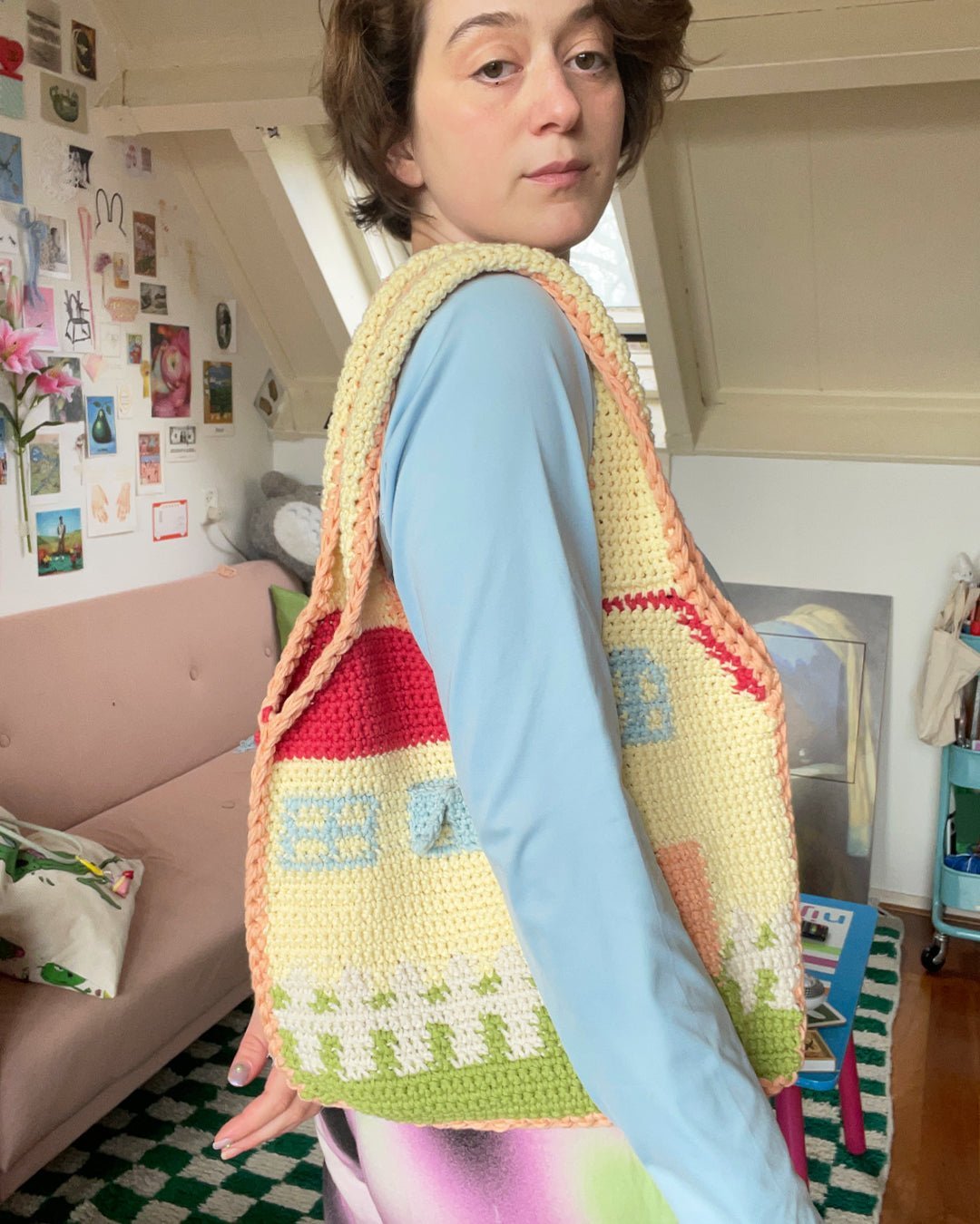 Crochet Bag Pattern - This House Is Not A Home bag