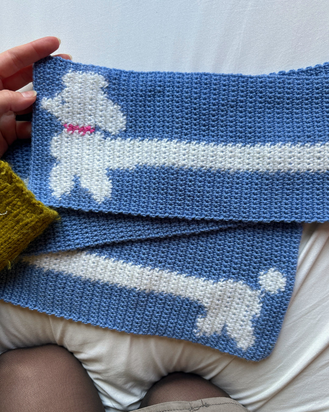 Crochet scarf pattern ✧ Poodle