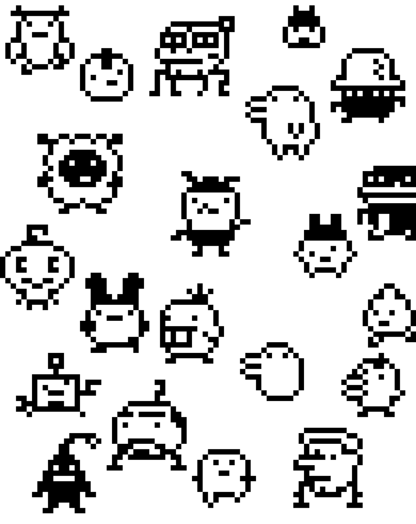 Free filet crochet pattern ✧ Tamagotchi case