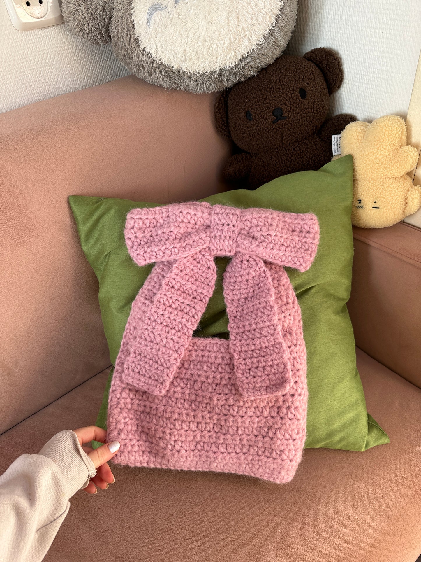 Ready-to-order ✧ Handmade Mini bow bag