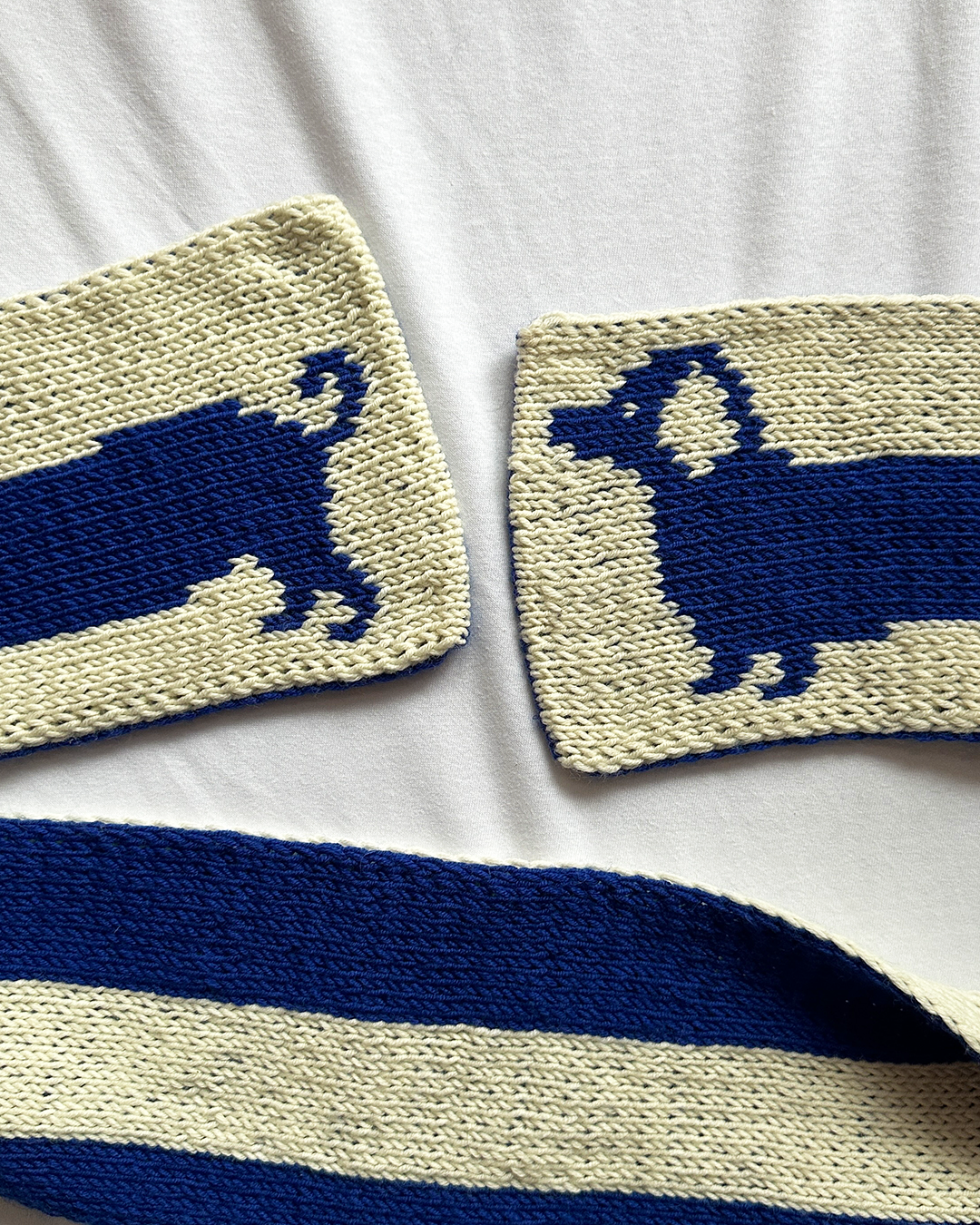 Ready-to-order ✧ Sausage Dog scarf (double-knit)