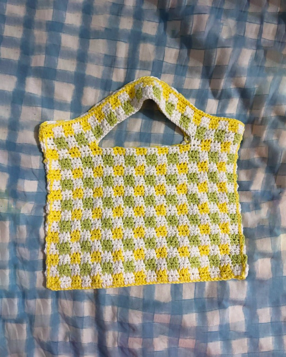 Crochet bag pattern ✧ Picnic bag - devout hand