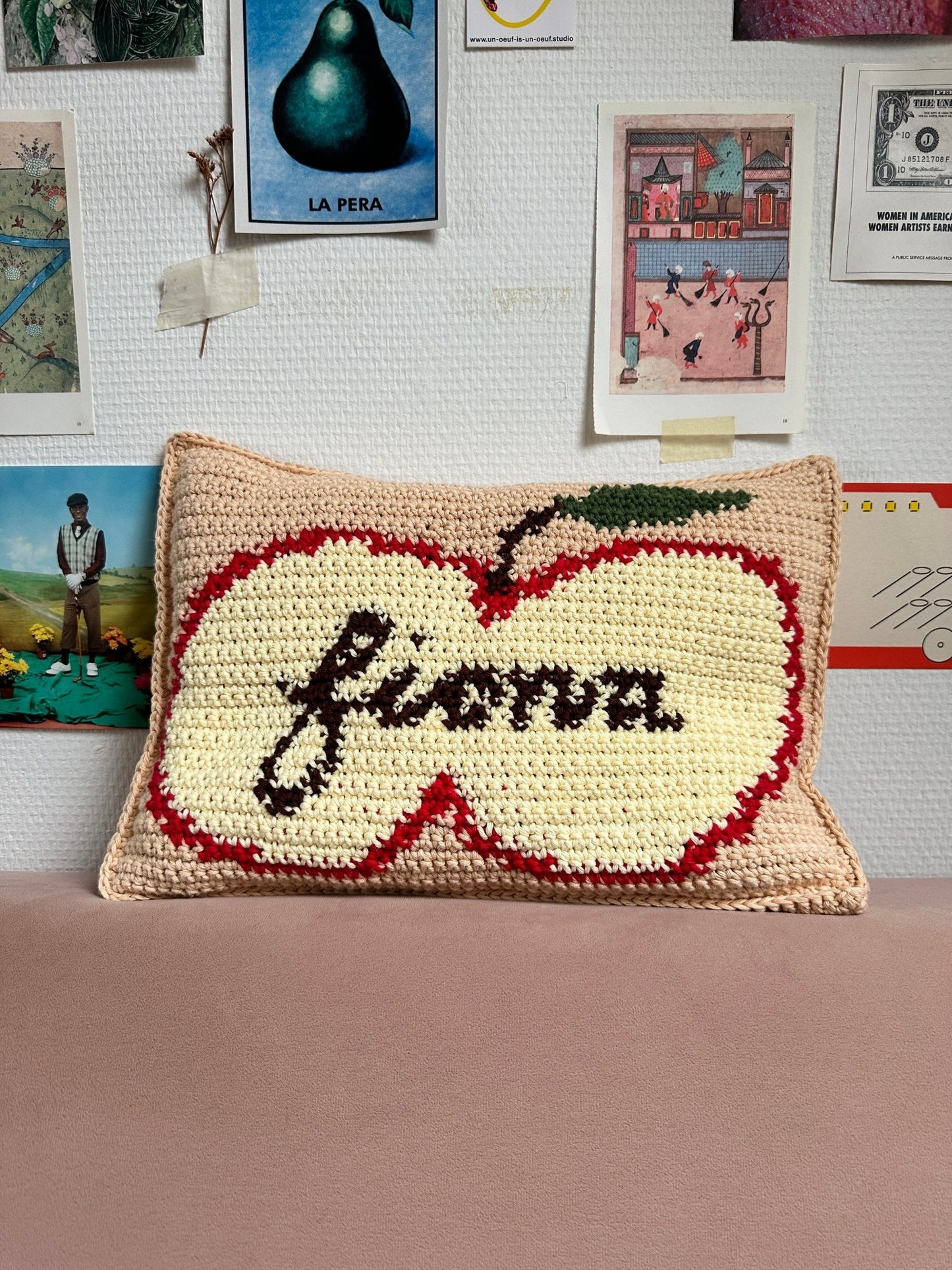 Crochet tapestry pattern ✧ Fiona Apple - devout hand