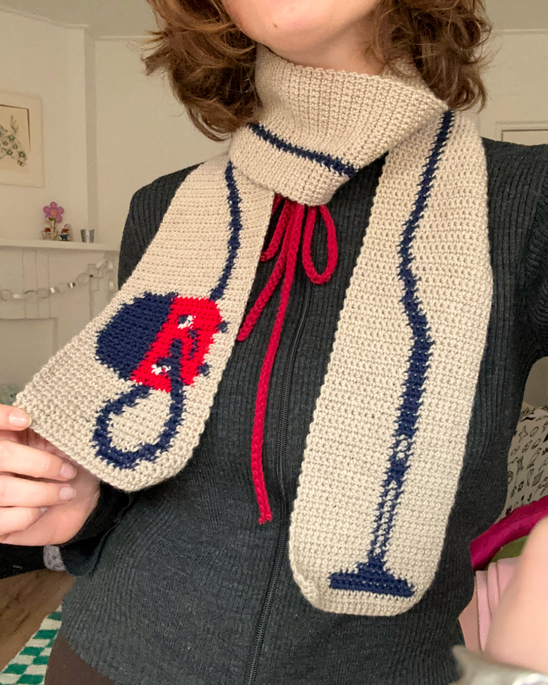 Crochet scarf pattern ✧ Henry Hoover