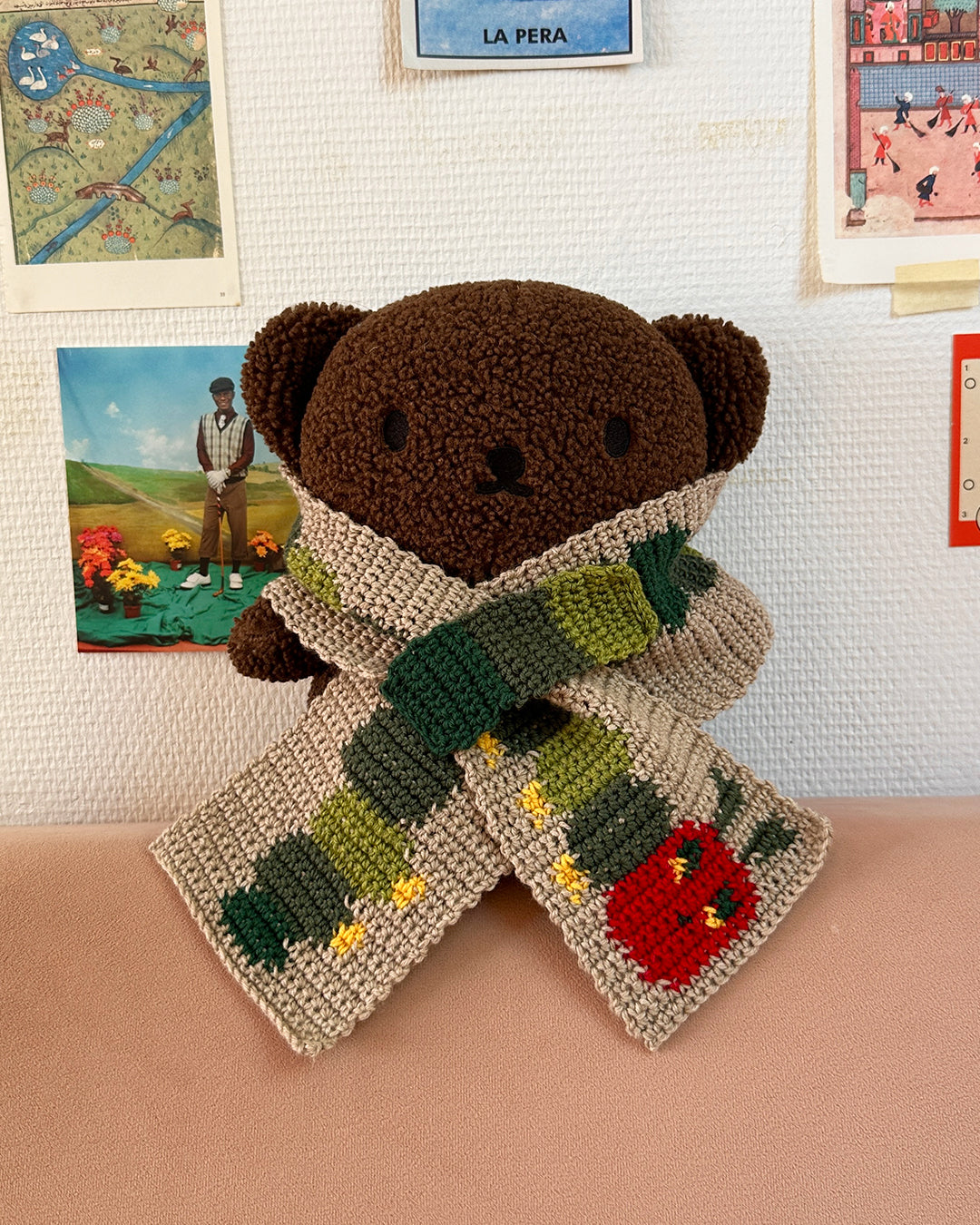 Crochet scarf pattern ✧ Very Hungry Caterpillar (adult/kids size)