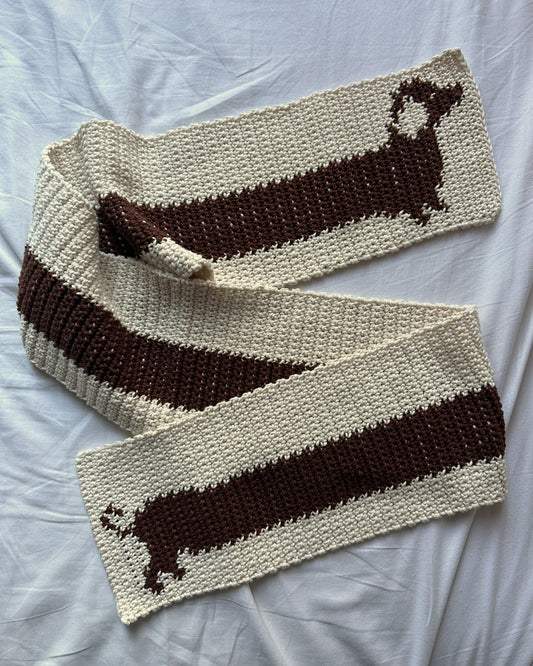Ready-to-order ✧ Handmade Sausage Dog scarf