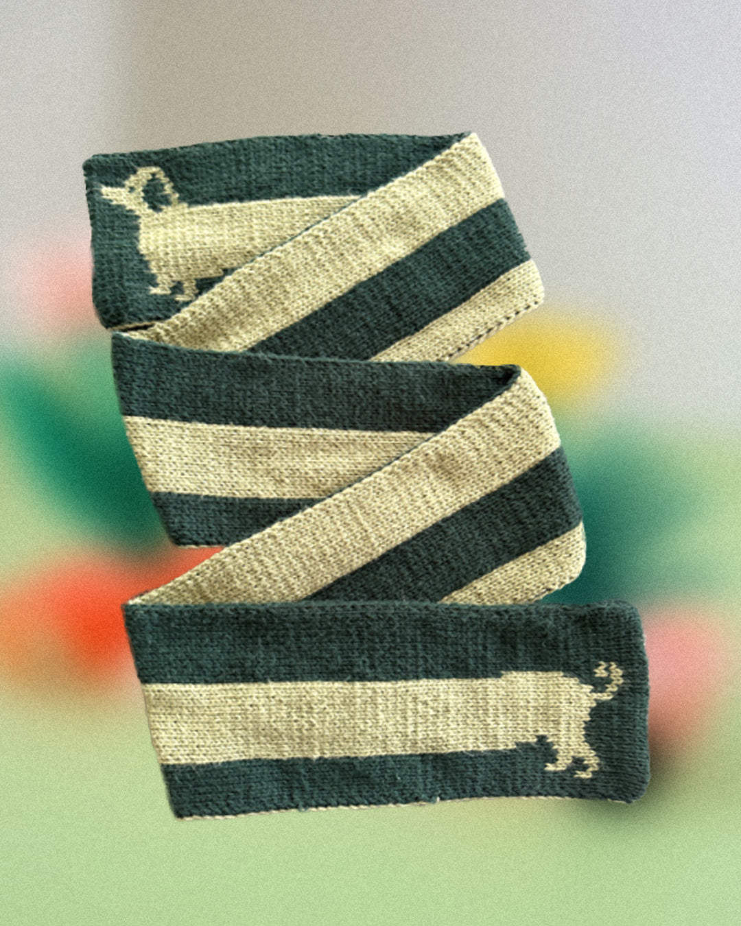 Scarf knitting pattern ✧ Sausage Dog