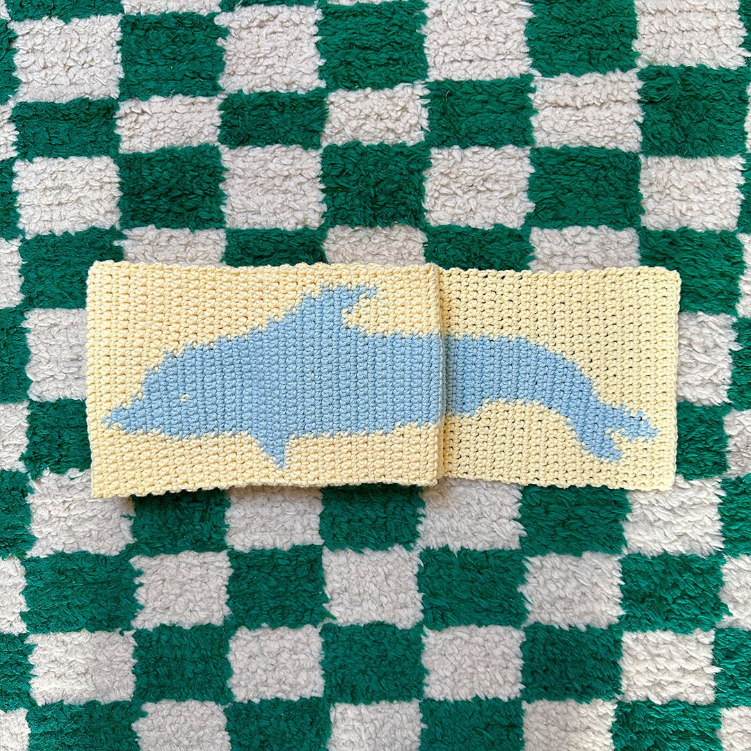 Ready - to - order ✧ Handmade Dolphin scarf - devout hand