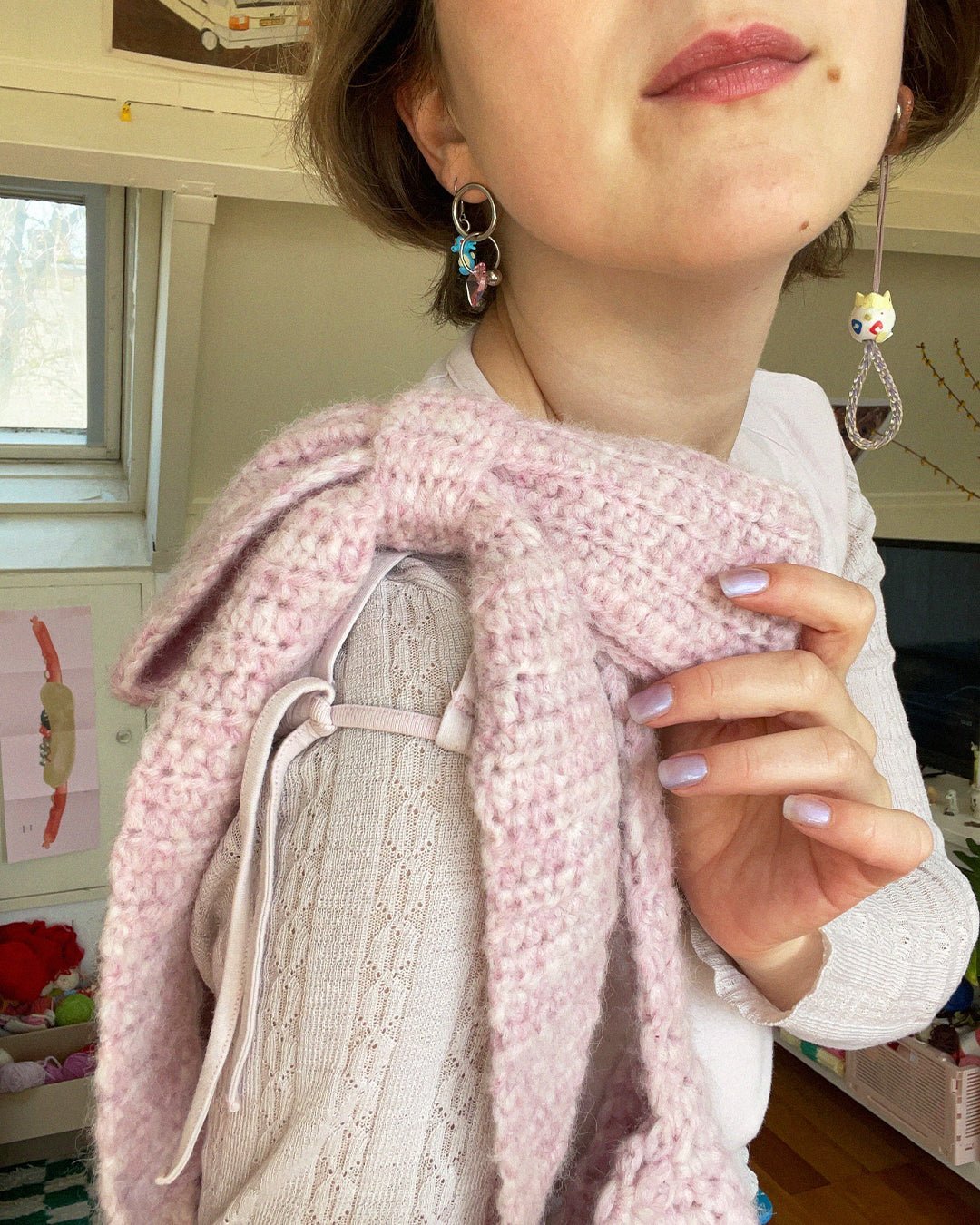 Crochet bag pattern - big bow bag