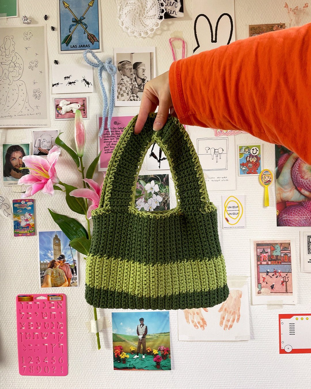 Crochet lunch bag free on sale pattern